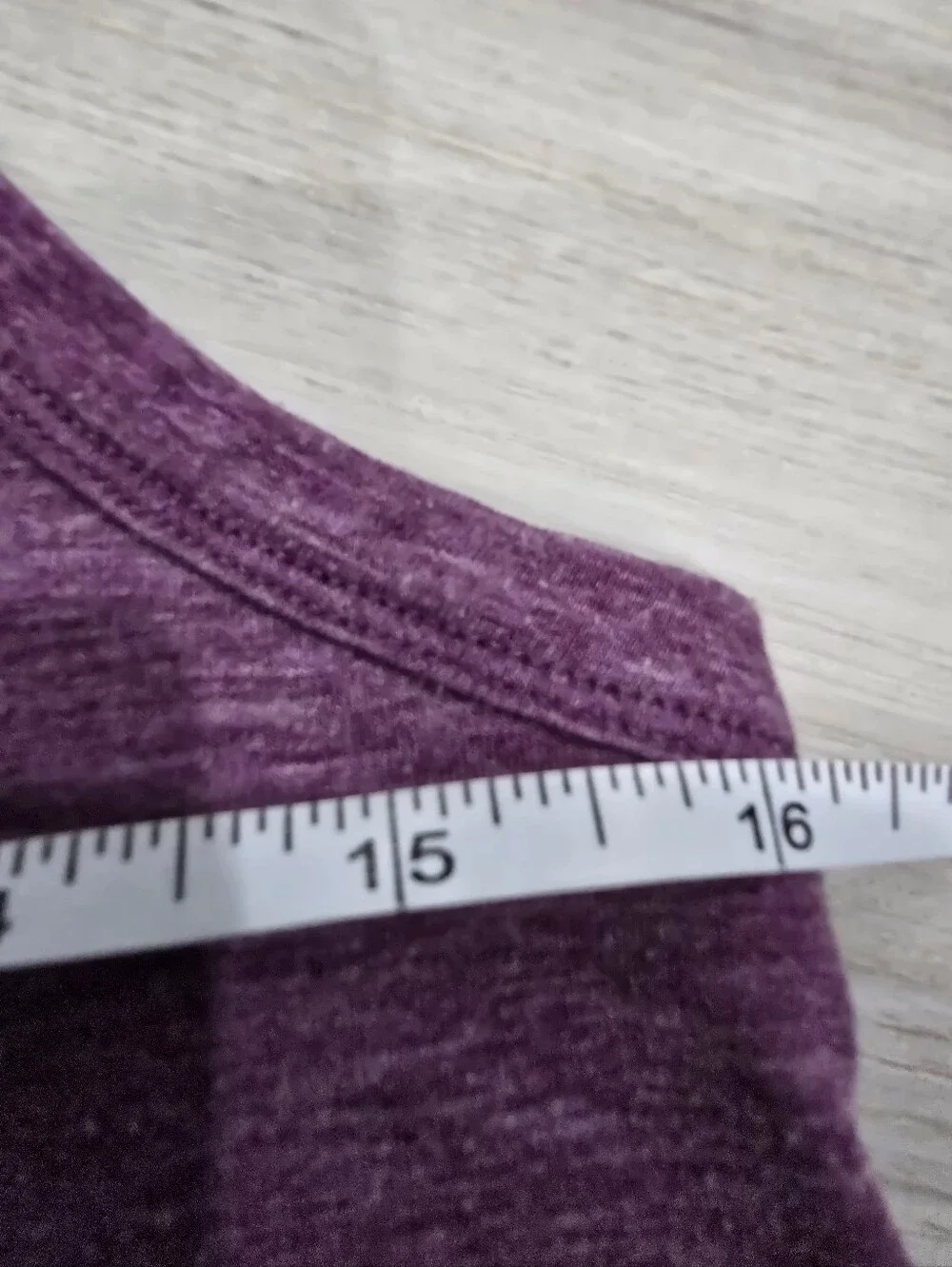 Lululemon Cool Racerback II Heathered Purple Tank Top Aprox Size 10 See Pics